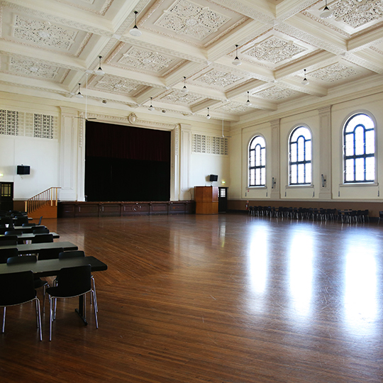 Main Hall at Marrickville Town Hall 